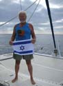 02 Gunter displays Israeli flag