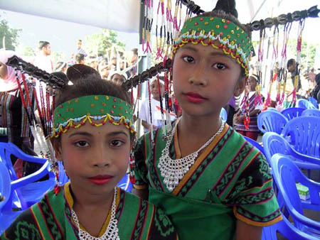 11 Two girls after the performance