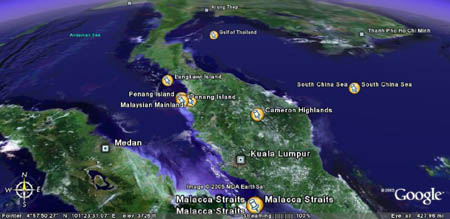 01 Cameron Highlands Map
