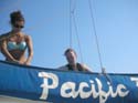 29 Putting sails into lazy jack, on passage to Italy