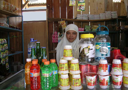 6  Indonesian shop keeper