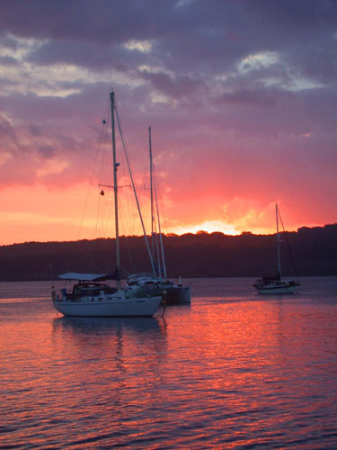 DSCN8115 Red Sunset at Night..