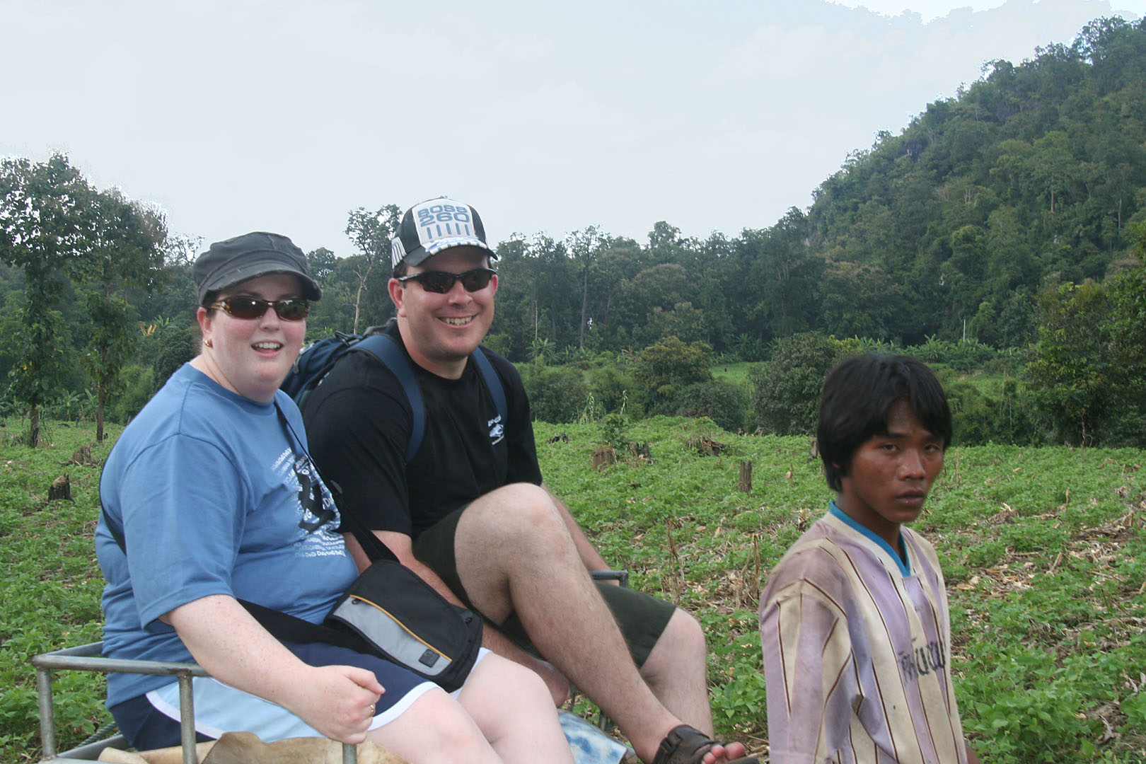 27 Mel and Trent on elephant ride