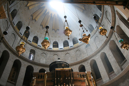 18 Ceiling of Church of Holy Sepulcre, Jerusalem