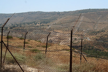 29 Fencing from before the 67 War, Golan Heights, Israel