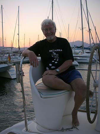 08 Gunter is happy at Marmaris Marina