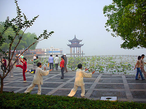 14 Morning Exercise near West Lake