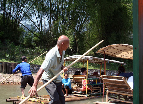 Poling Rafts on the Li