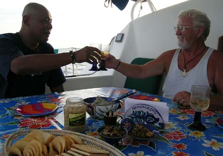 03 Gunter and Noen Toast to their B'Days