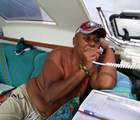 07 This is Rally Radio.  Pacific Bliss has just crossed the equator