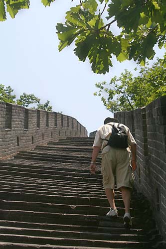 34 Trudging up those steps