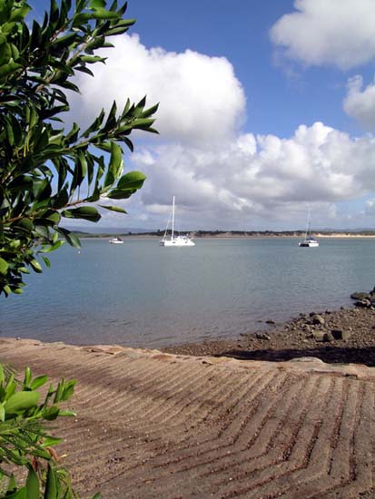 Pacific Bliss in Cooktown anchorage