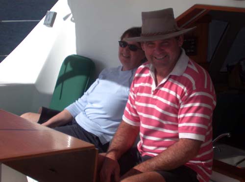 Kate and Graham in Cockpit