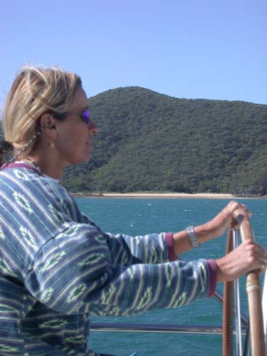 Kevin Steers through Island Creek