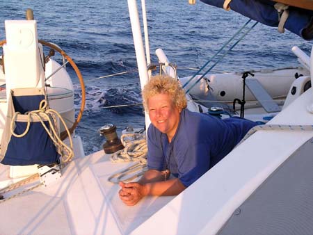 Alison on board PB, Alor, Indonesia
