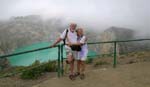 Lois and Gunter at Crater Lake, Kelimutu