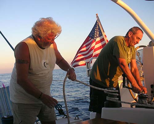 02 Gunter and Norbert crewing