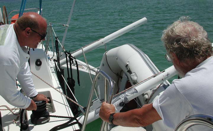 GunterandBixFixingtheDinghy