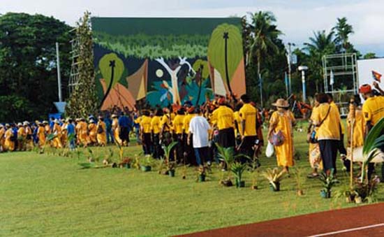Delegates Walk through for Opening Ceremony