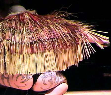 NZ Maori Dancer RearViewCU
