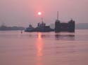 PuertoQuetzalNavalAnchorageatSunrise
