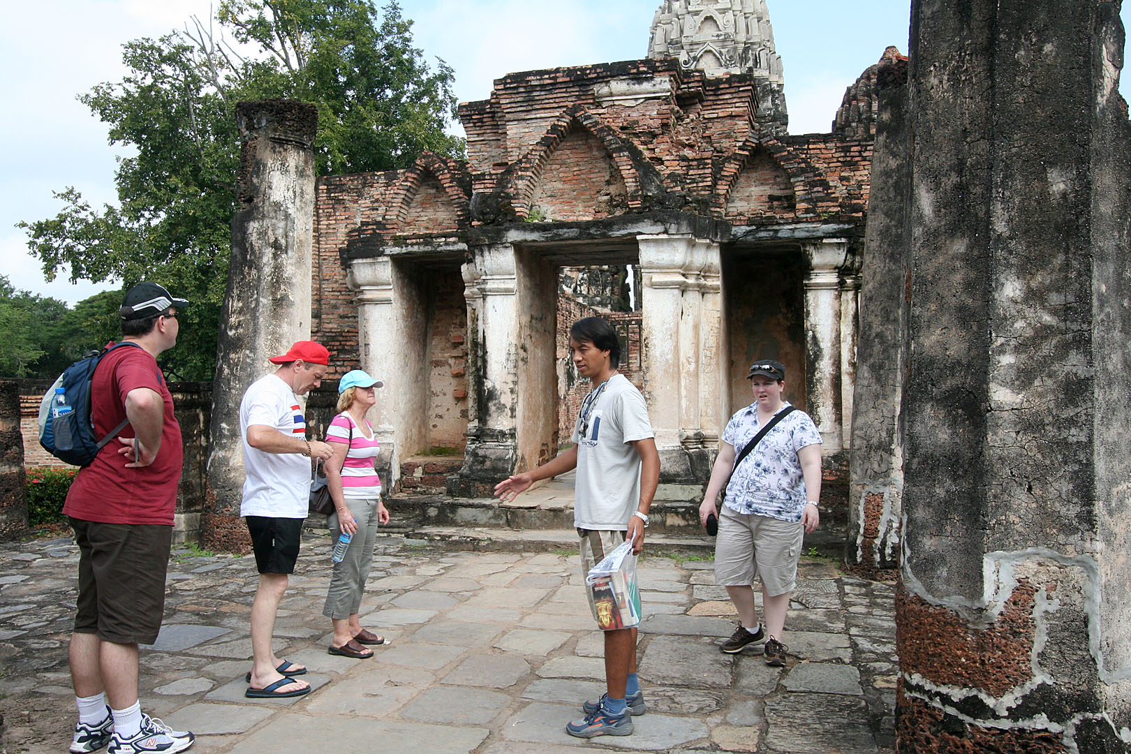 19  The gang at the Ruins at the Old Capital