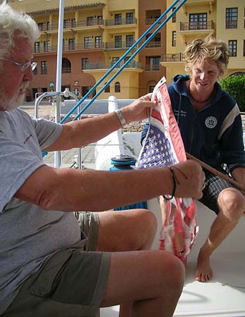 16 This flag has had it!