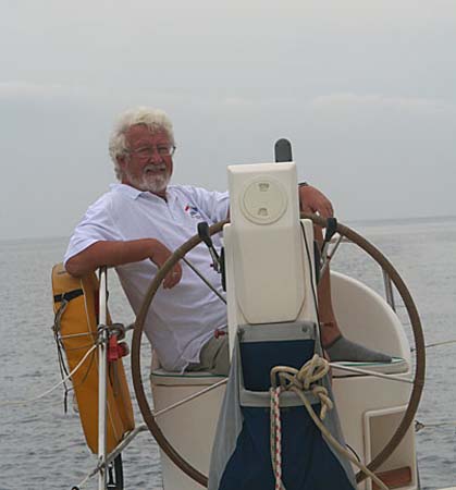 26 Approaching Marmaris.  One happy man at the final destination for Voyage Six.