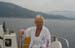 25 Lois at helm approaching Marmaris, Turkey