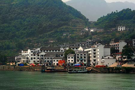 13 Village down by the river past the dam